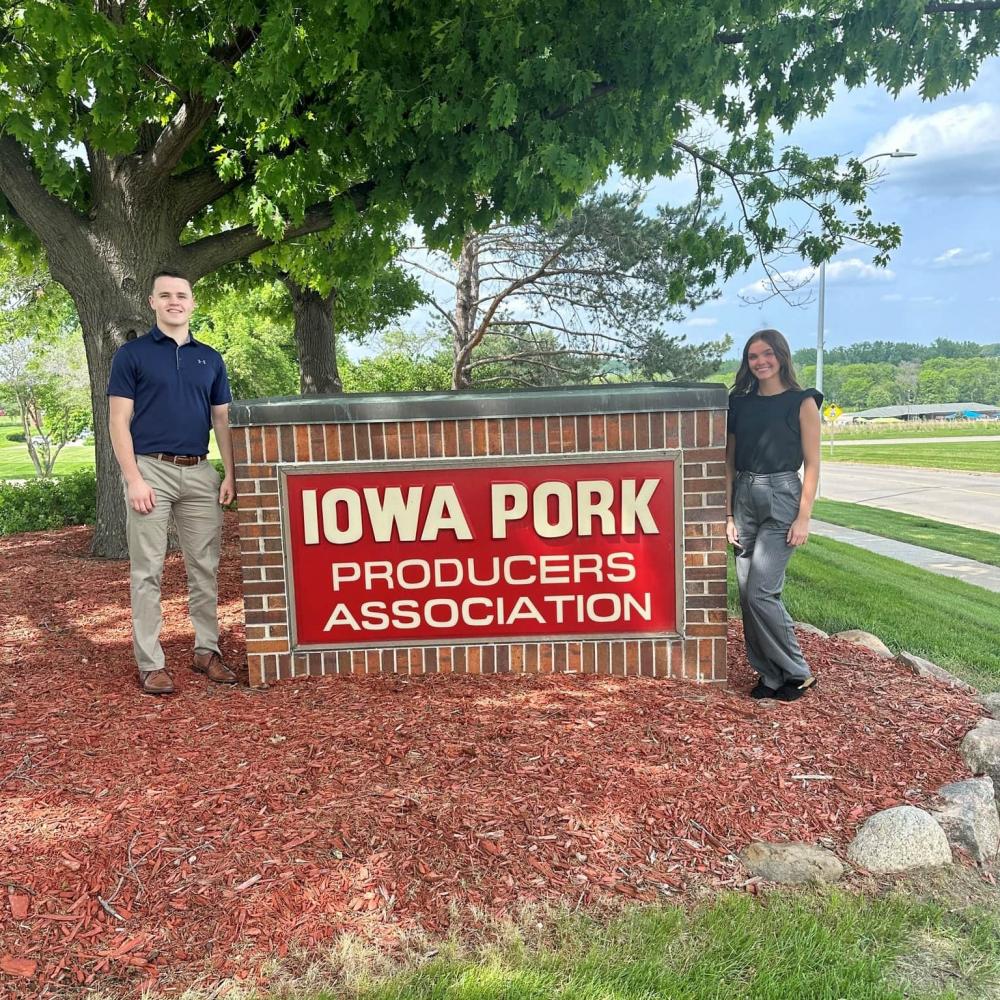 Iowa Pork Producers Association announced Alpha Gamma Rho Brother Kirby Cook as one of their two interns.