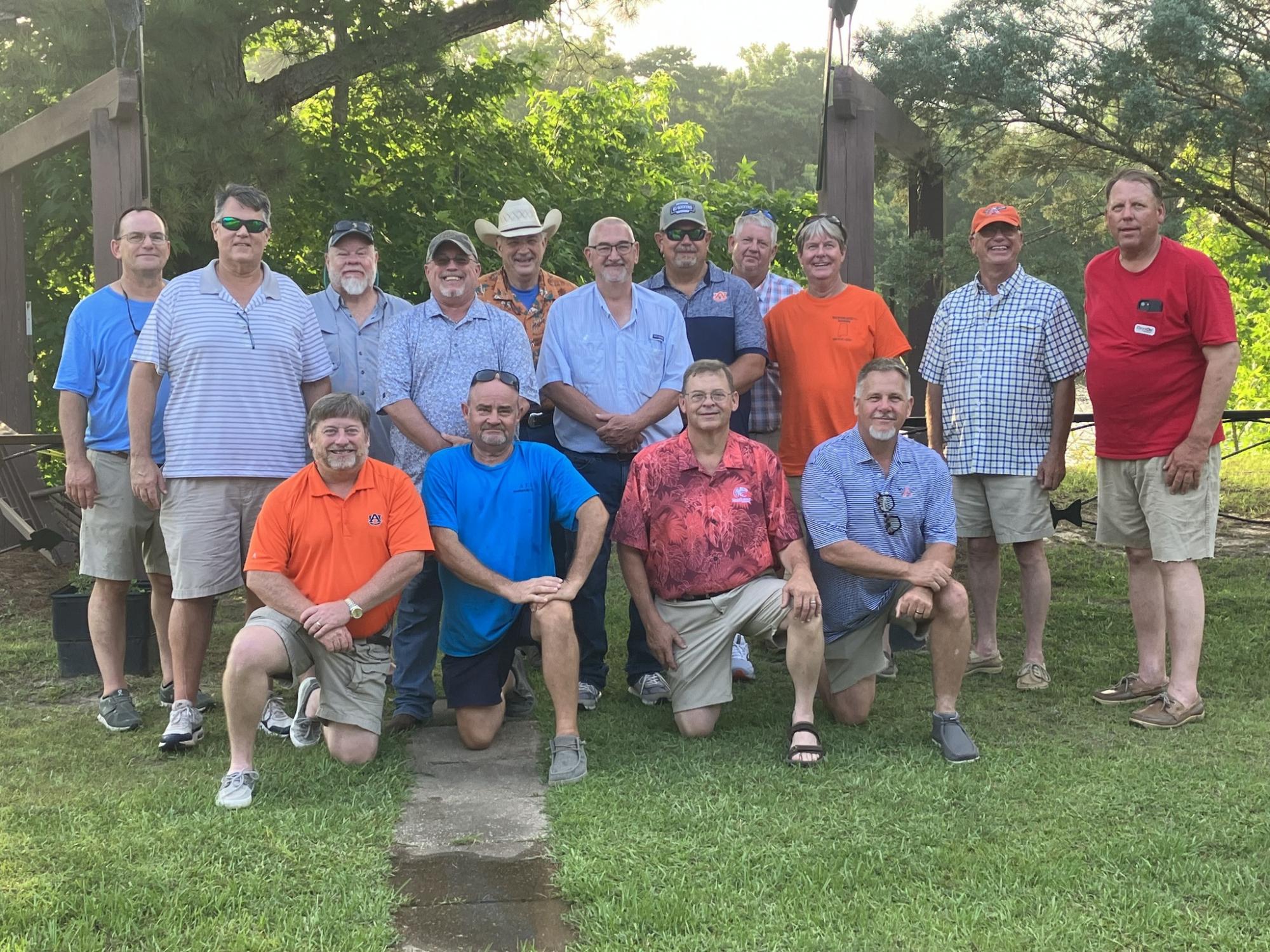Back Row Left to Right: Tony Logan, John Monroe, Blaine Chastang, Charlie Shaffer, Richard Bishop, Hooper Mathews, Greg Phillips, and Ed Kone 2nd Row Left to Right: James Hamrick, Mike Harrison, and Kevin York Front Row: Dan Till, Mike Shinn, Kenneth Barlow, and Adam Alley